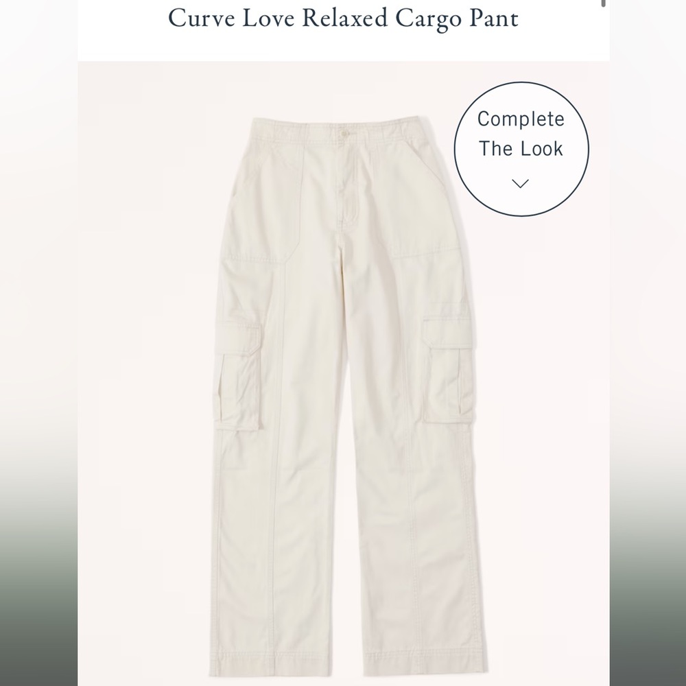 Abercrombie Curve Love Cargo Pants